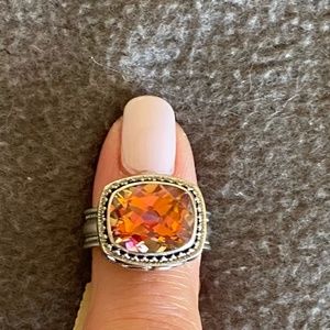 Lori Bonn Twilight Topaz Box Set Cushion Ring Size 7